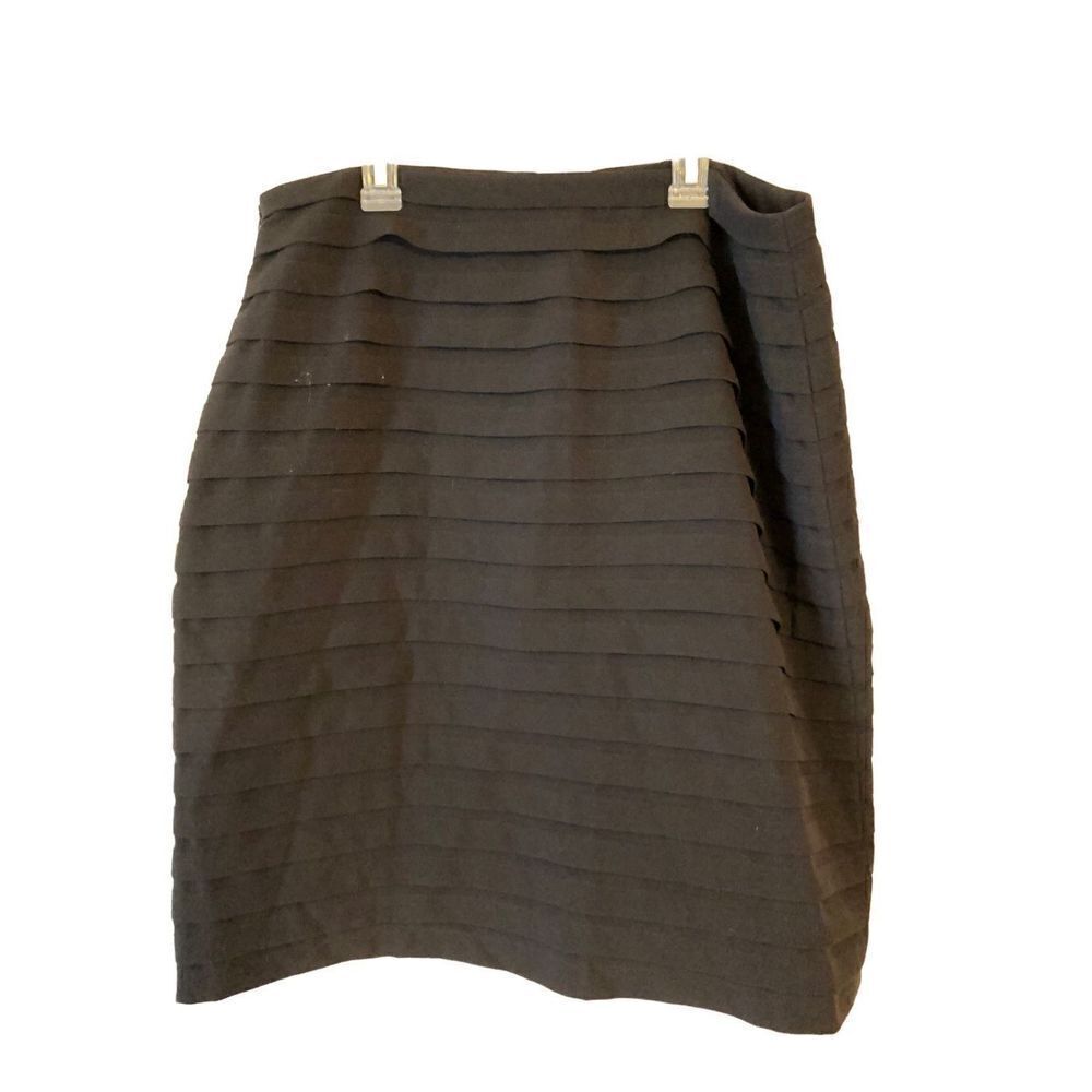 Larry Levine Layered Ribbon Skirt NWT
